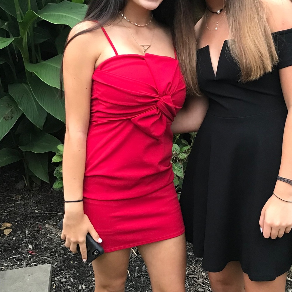 Red Bow Dress